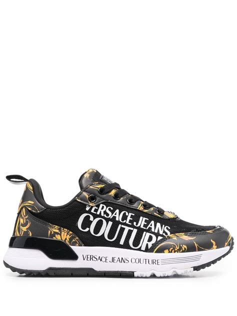 versace jeans sneaker low silber|Versace couture men sneakers.